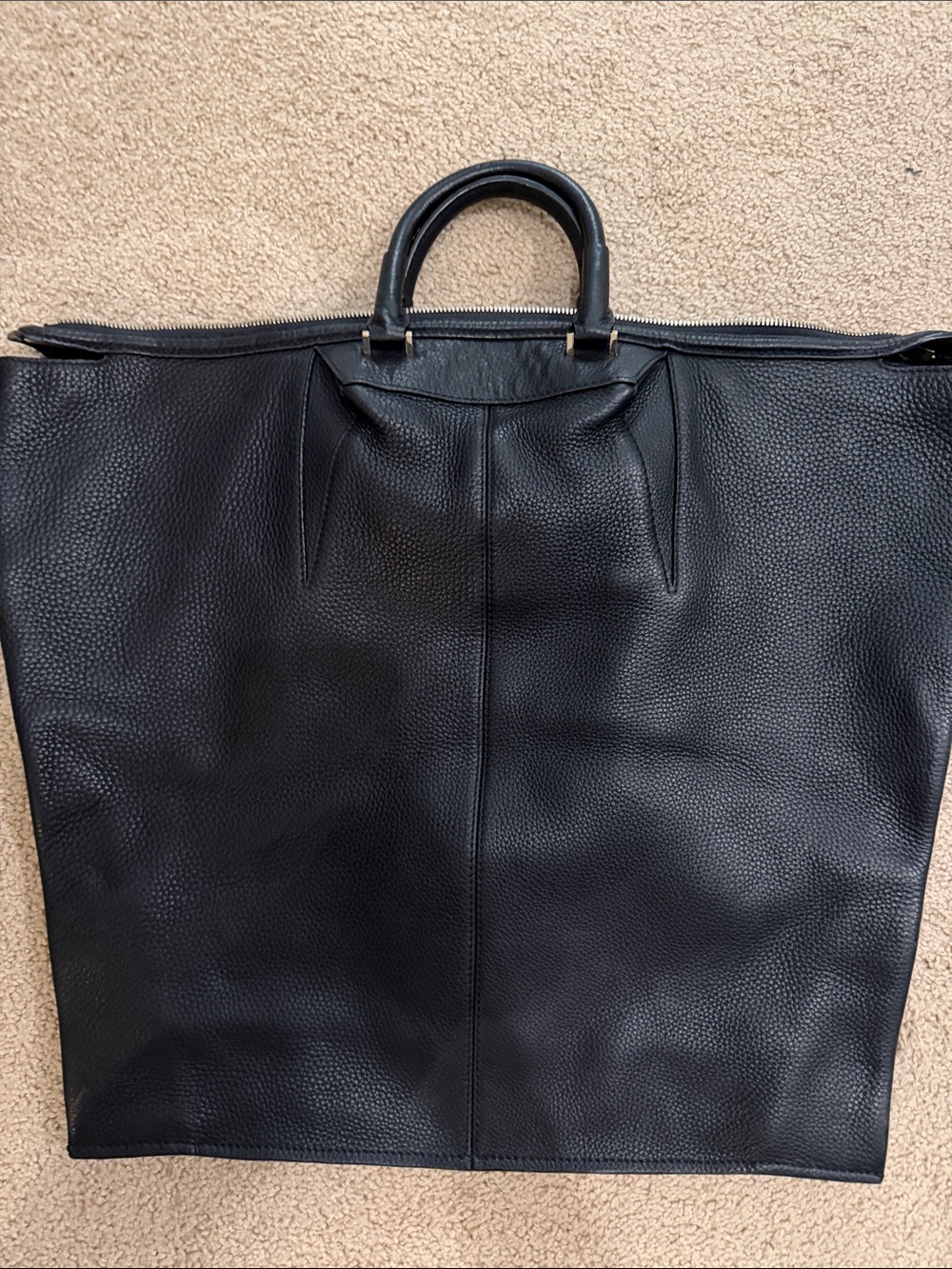 Alexander Wang Black Men's Leather Tote Bag - Classic Carryall Extra large